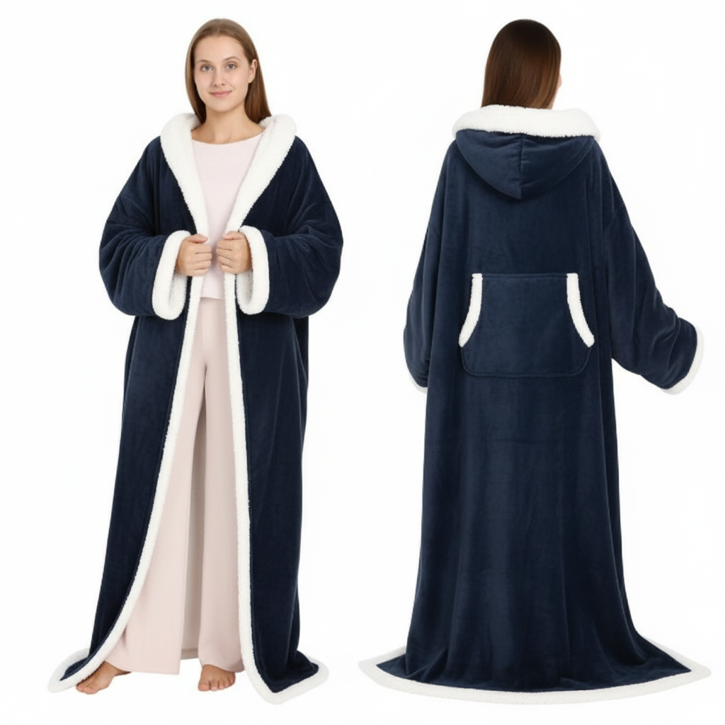 De ultracomfortabele verwarmde sweatshirtdeken