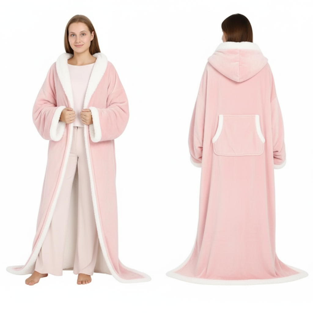 De ultracomfortabele verwarmde sweatshirtdeken